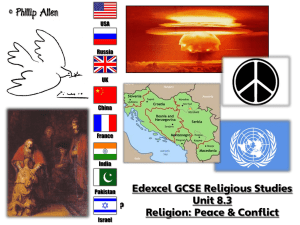 Religion: Peace & Conflict