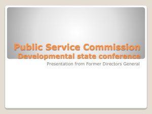 presentation - DEVELOPMENTAL STATE CONFERENCE
