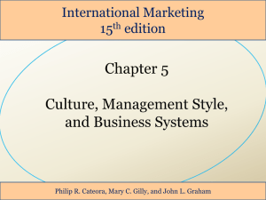 5 - International Business courses