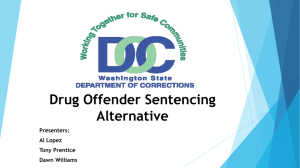 Drug Offender Sentencing Alternative (DOSA)