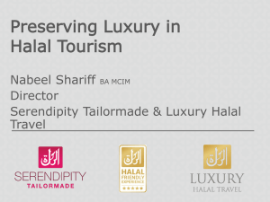 Preserving Luxury in Halal Tourism
