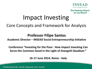 Filipe Santos - Investing for the Poor