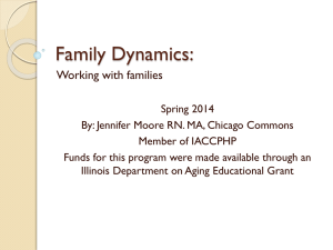 Family Dynamics: Working with Families