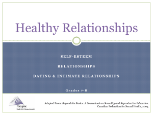 Healthy Relationships PowerPoint Presentation