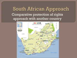 South African Approach