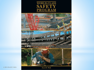 Building a World-Class Safety Culture - David B. Walls