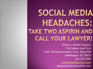 Social Media Headaches: PREVENTION AND CURES