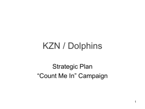 Dolphins/KZNCU Strategic Plan