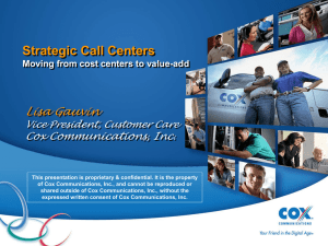 Strategic Call Centers