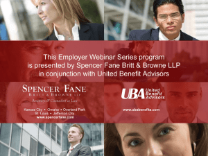 This Employer Webinar Series program is presented by Spencer