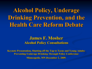 PowerPoint - Alcohol Policy Consultant