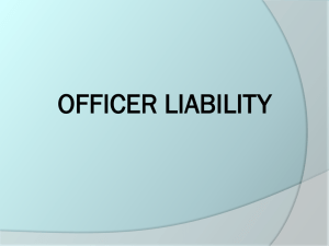 Officer Liability - Illinois Family Violence Coordinating Councils