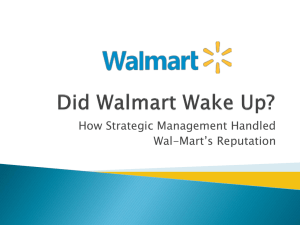 Did Walmart Wake Up? - Arthur W. Page Society