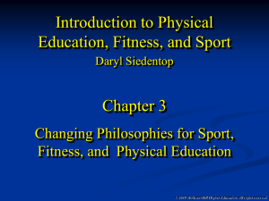 Humanistic Sport & Physical Education