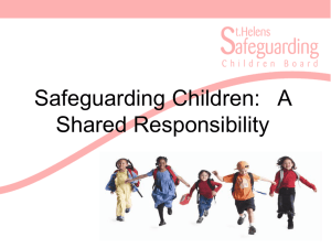 A Shared Responsibility (September 2014) Presentation