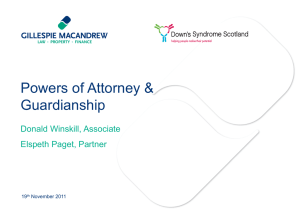 An Introduction to Power of Attorney and Guardianship