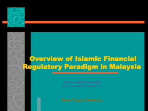 - Applied Islamic finance