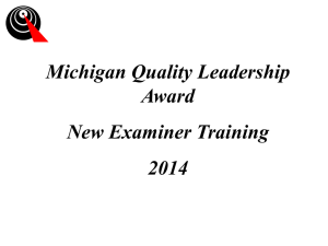 2014 New Examiner Training Presentation