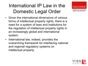 The Institutional Origins of International IP Law