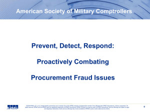 KPMG Screen Template - American Society of Military Comptrollers