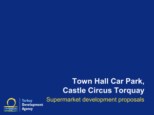 Town Hall Car Park, Castle Circus Torquay