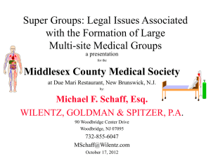 Super Groups - Wilentz, Goldman & Spitzer