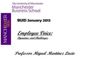 Manchester Business School HRM 2 First Semester Professor
