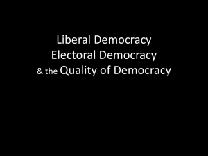 Components of Liberal Democracy