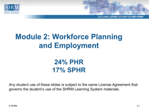 Module PowerPoint 2 - Pittsburgh Human Resources Association