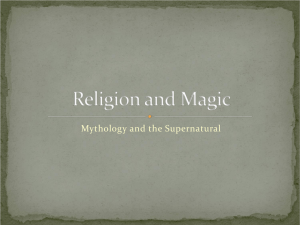 Unit 6 - Religion and Magic