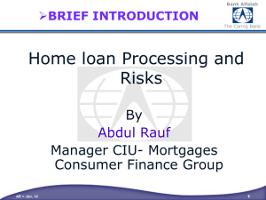 Housing Finance Processing