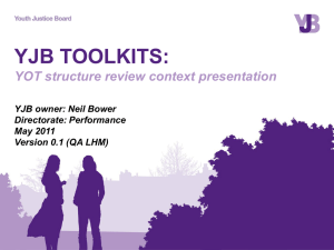 YJB Toolkits: YOT Structure Review Context Presentation