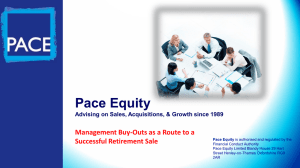 MBO Team - Pace Equity