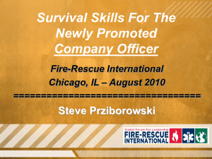 Leadership Lessons Learned - Code 3 Fire Training & Education