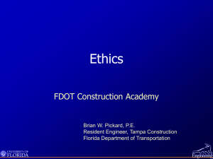 SEM vs ESEM - Florida Department of Transportation