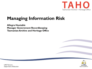 Managing Information Risk
