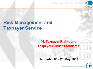 Taxpayer rights and obligations