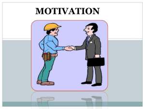 MOTIVATION - Nursing PowerPoint Presentations
