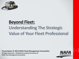 Fleet Managers Are…