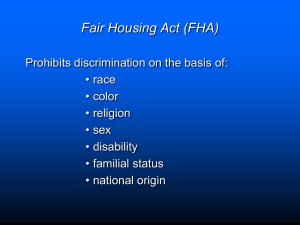 FHA - Fair Housing Forum