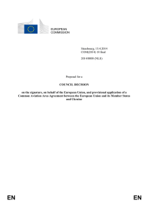 EUROPEAN COMMISSION Strasbourg, 15.4.2014 COM