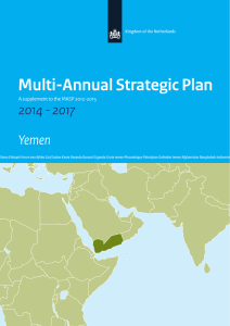 Multi-Annual Strategic Plan Yemen 2014 - 2017