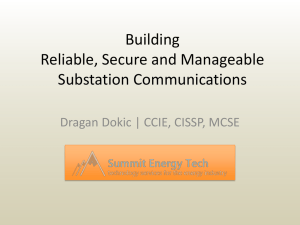 Building Reliable, Secure and Manageable Substation