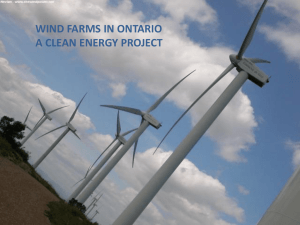 Wind farm in Ontario-EV