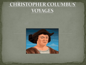 christopher columbus` voyages