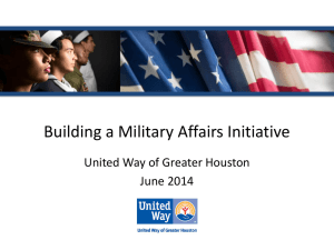 C-8: “I&R 101 for Military Affairs: Building a Strong I&R Program for