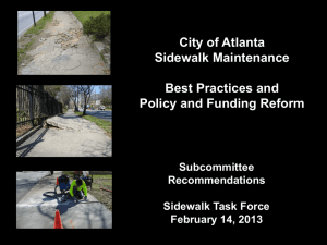 Sidewalk Task Force presentation-recommended reforms Sally Flocks