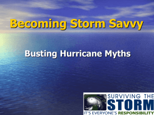 Becoming Storm Savvy: Busting Hurricane Myths