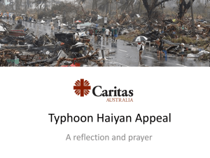 Typhoon Haiyan Appeal