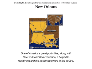 Federalism and New Orleans